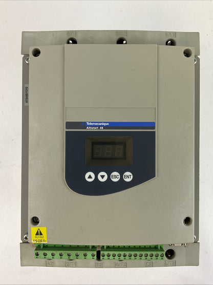 TELEMECANIQUE ATS48D75YU SOFT STARTER 575VAC 60HP 75A