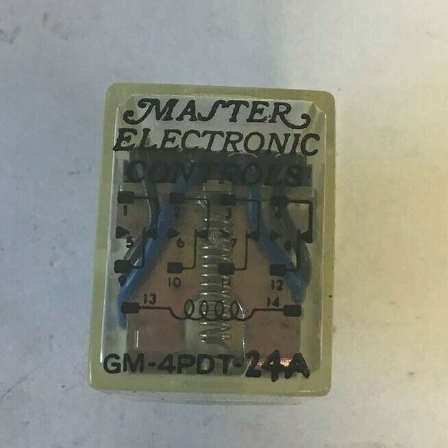 MASTER ELECTRONICS GM-4PDT-24A RELAY 24VAC***LOTOF2***