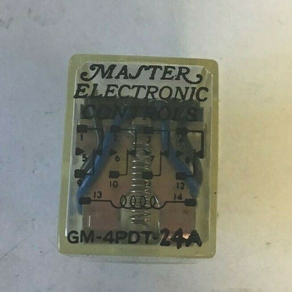 MASTER ELECTRONICS GM-4PDT-24A RELAY 24VAC***LOTOF2***