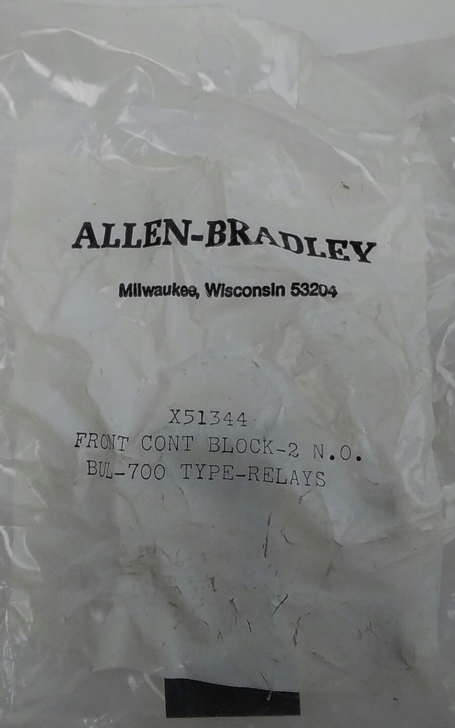 ALLEN BRADLEY X-51344,(LOT OF 2) NEW, X51344