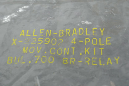 ALLEN-BRADLEY X-225902 4-POLE MOVABLE CONTACT KIT / TYPE BR / NEW SURPLUS