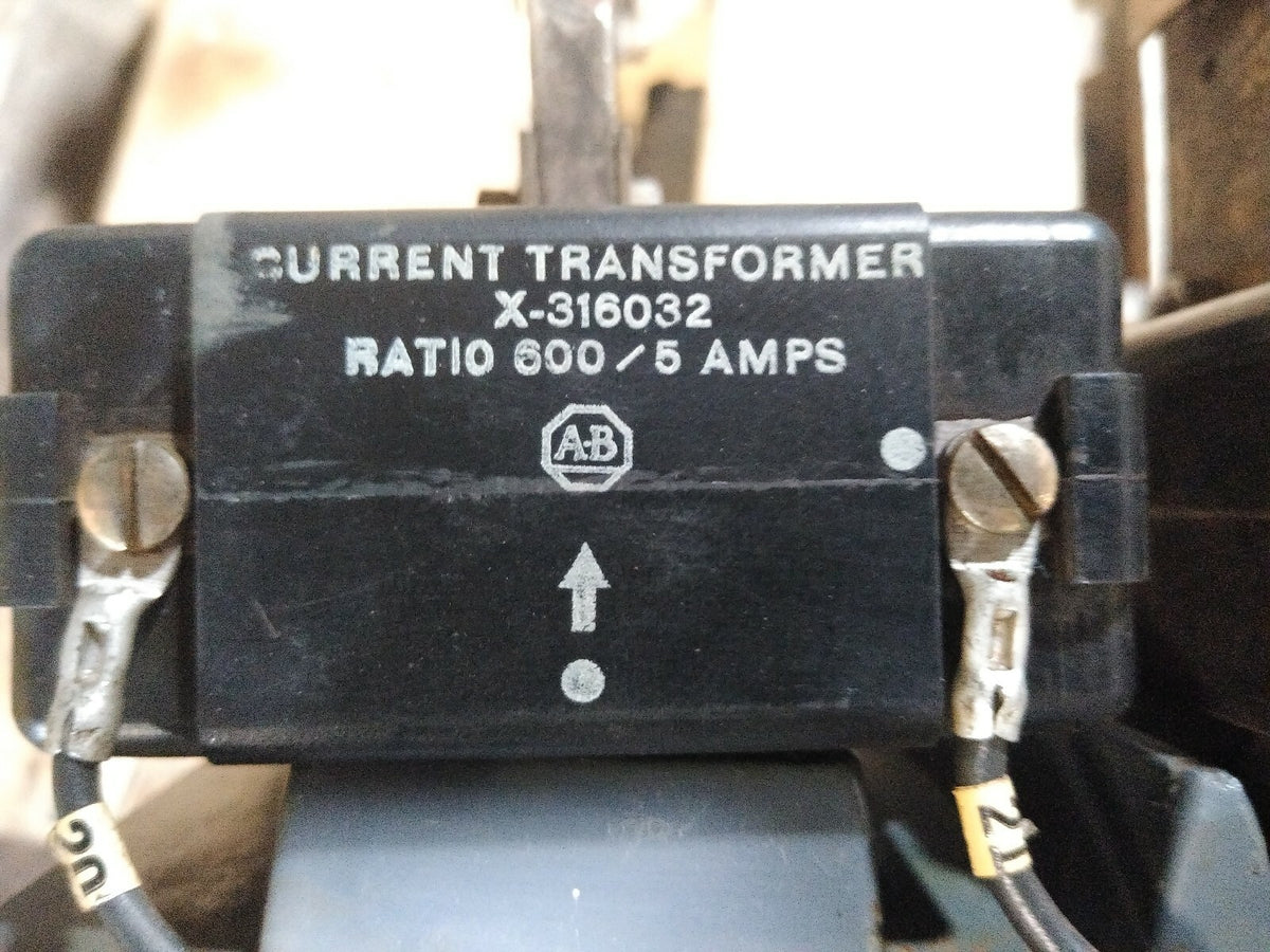 ALLEN BRADLEY 709-G0B103 SERIES K STARTER SIZE 6 3PH 3P 400HP 575V W18 HEATERS
