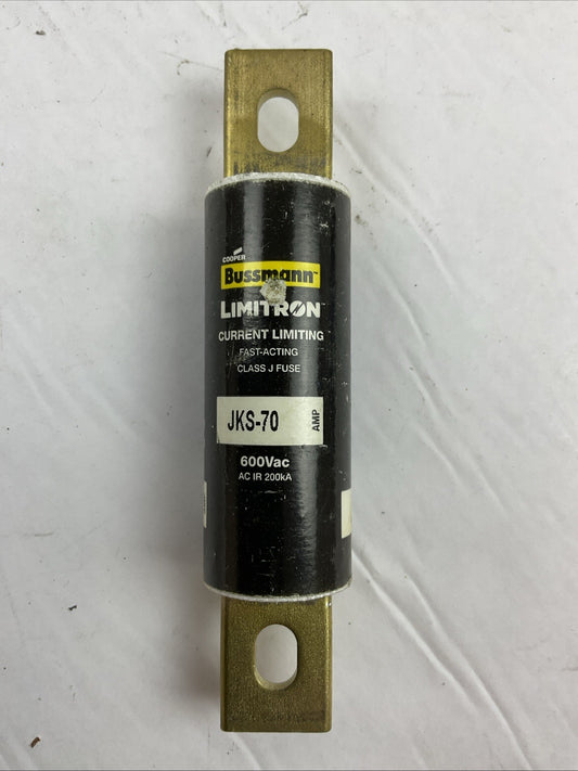BUSSMANN JKS-70 LIMITRON CURRENT LIMITING FAST ACTING CLASS J FUSE 70AMP 600VAC