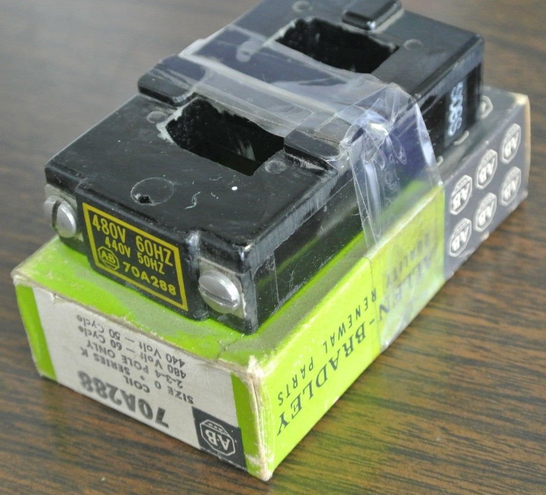 ALLEN-BRADLEY 70A288 COIL, SIZE 0, Series K 440-480V, 50-60Hz  NEW SURPLUS LOT/2