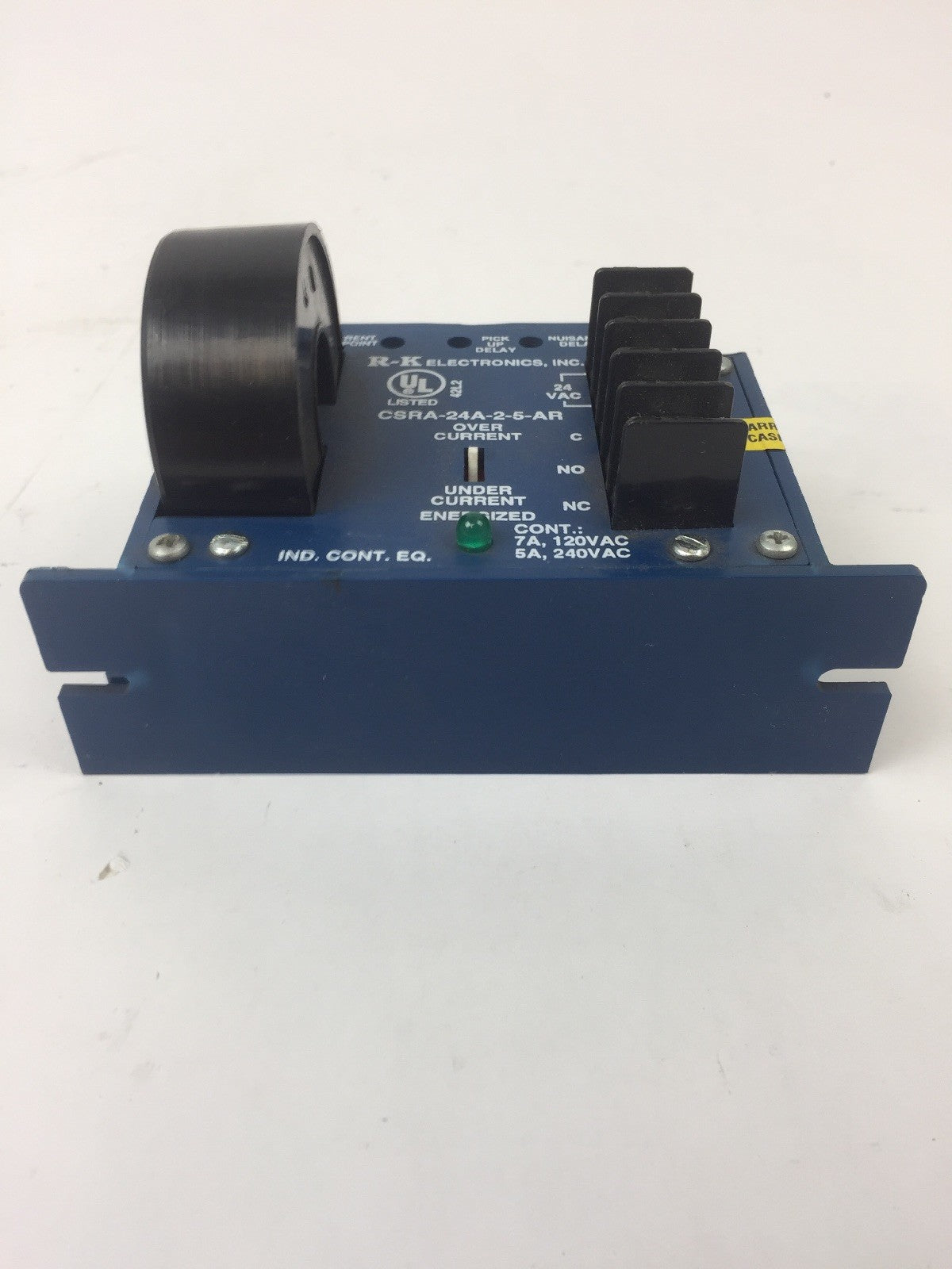 R-K ELECTRONICS CSRA-24A-2-5-AR  RELAY 7A 120 VAC 5A 240 VAC