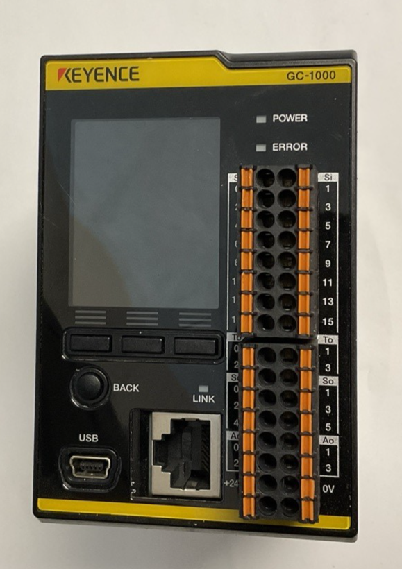 KEYENCE GC-1000 MAIN SAFETY CONTROLLER 24VDC