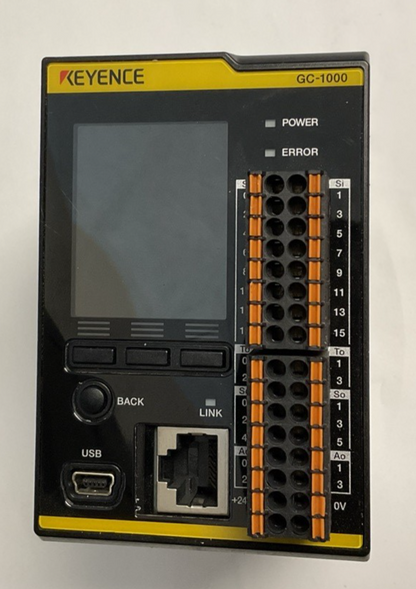 KEYENCE GC-1000 MAIN SAFETY CONTROLLER 24VDC