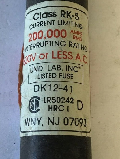 CEFCO CRS-R 15 DUAL ELEMENT TIME DELAY FUSE CLASS RK5 600VAC  ***LOTOF3***