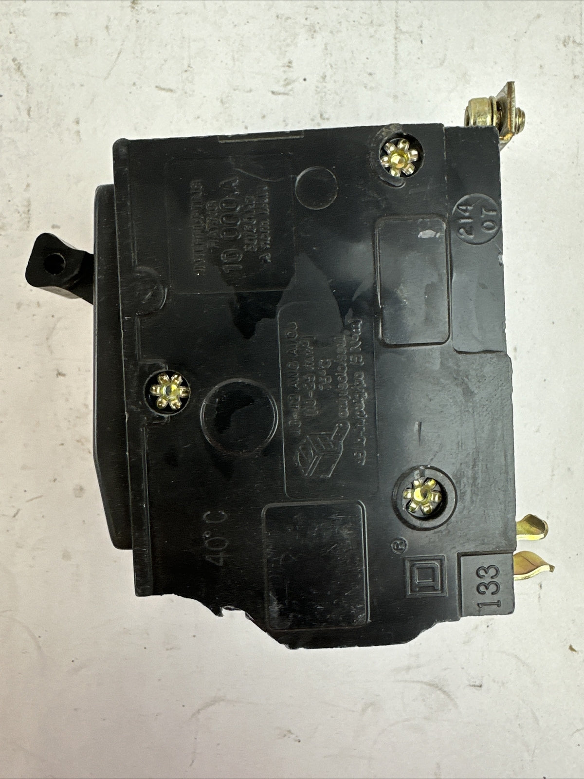 SQUARE D QOB240 CIRCUIT BREAKER 120/240VAC 2POLE 40AMP 10kA