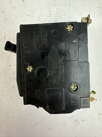 SQUARE D QOB240 CIRCUIT BREAKER 120/240VAC 2POLE 40AMP 10kA