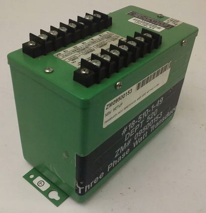 OHIO SEMITRONIC, GW5-022E AC WATT TRANDUCER, 3PH, 3W, TWO ELEMENT, 0-150V, 0-20A