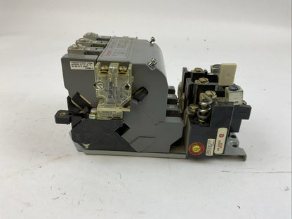FURNAS STARTER 40GP107452U 600VAC 60A 30HP 3PH 75D73070A COIL 110-120V 48GC31AA3