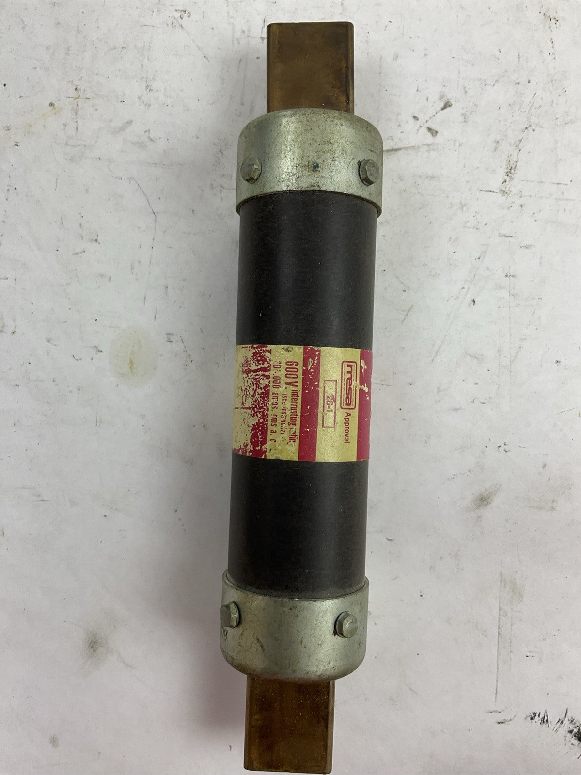 FUSETRON FRS125 DUAL-ELEMENT TIME DELAY FUSE 600VAC 125AMP