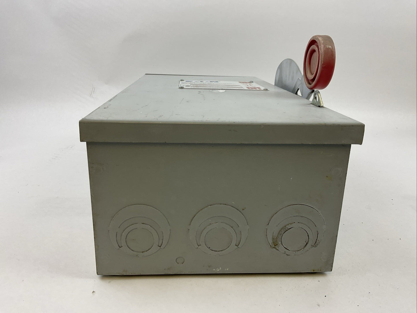 EATON DH361URK 600VAC 30HP 30A 250VDC 5HP NON-FUSIBLE SAFETY SWITCH TYPE 3R