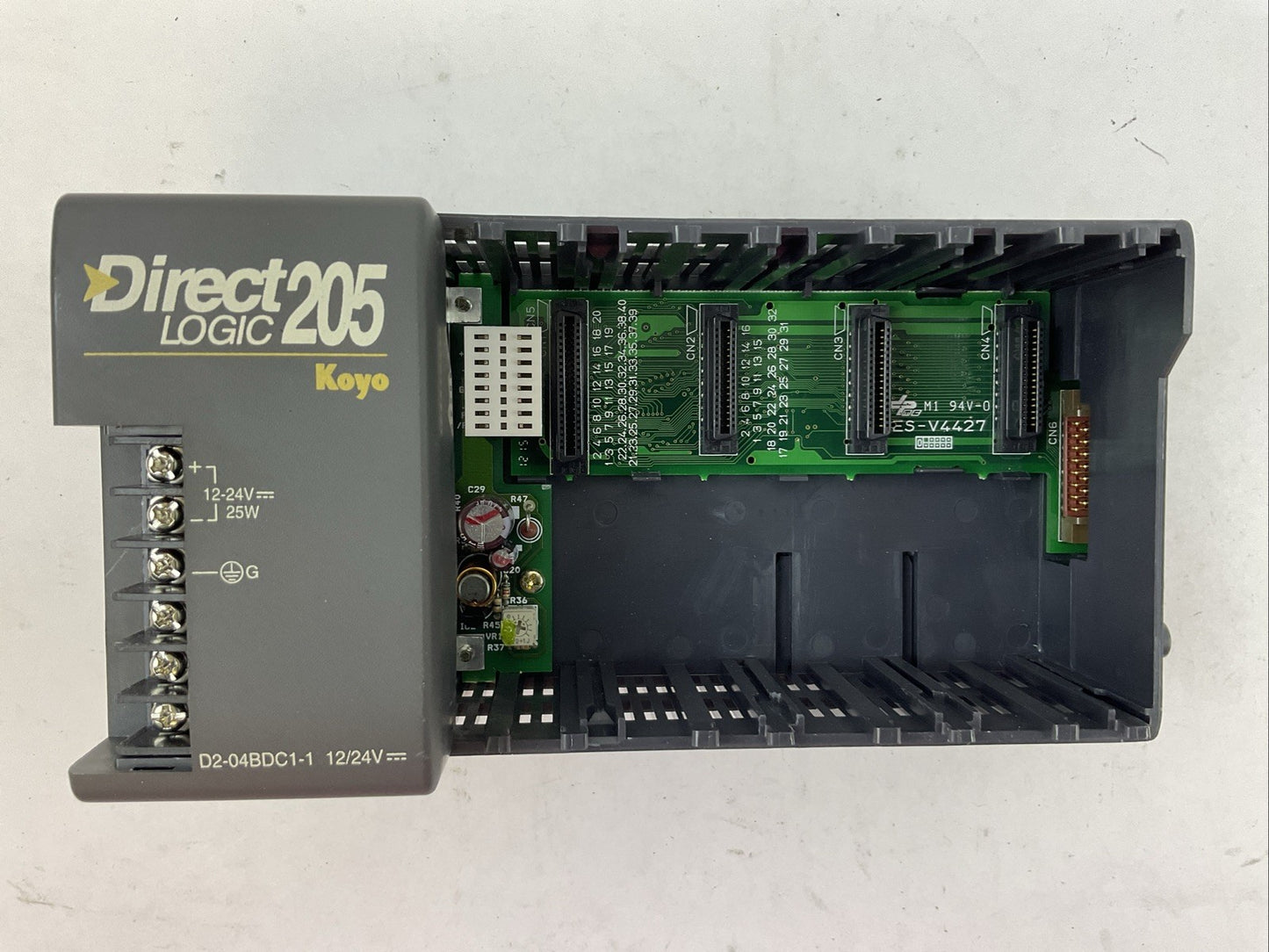 KOYO D2-04BDC1-1 12/24VDC POWER SUPPLY 4 SLOT CHASSIS