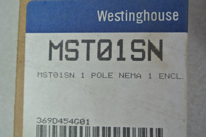 WESTINGHOUSE MST01SN - MANUAL MOTOR STARTER SWITCH and ENCLOSURE - NEW SURPLUS