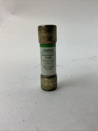 LITTELFUSE L25S15 15AMP 250VAC SEMICONDUCTOR FUSE (BOX OF 9)