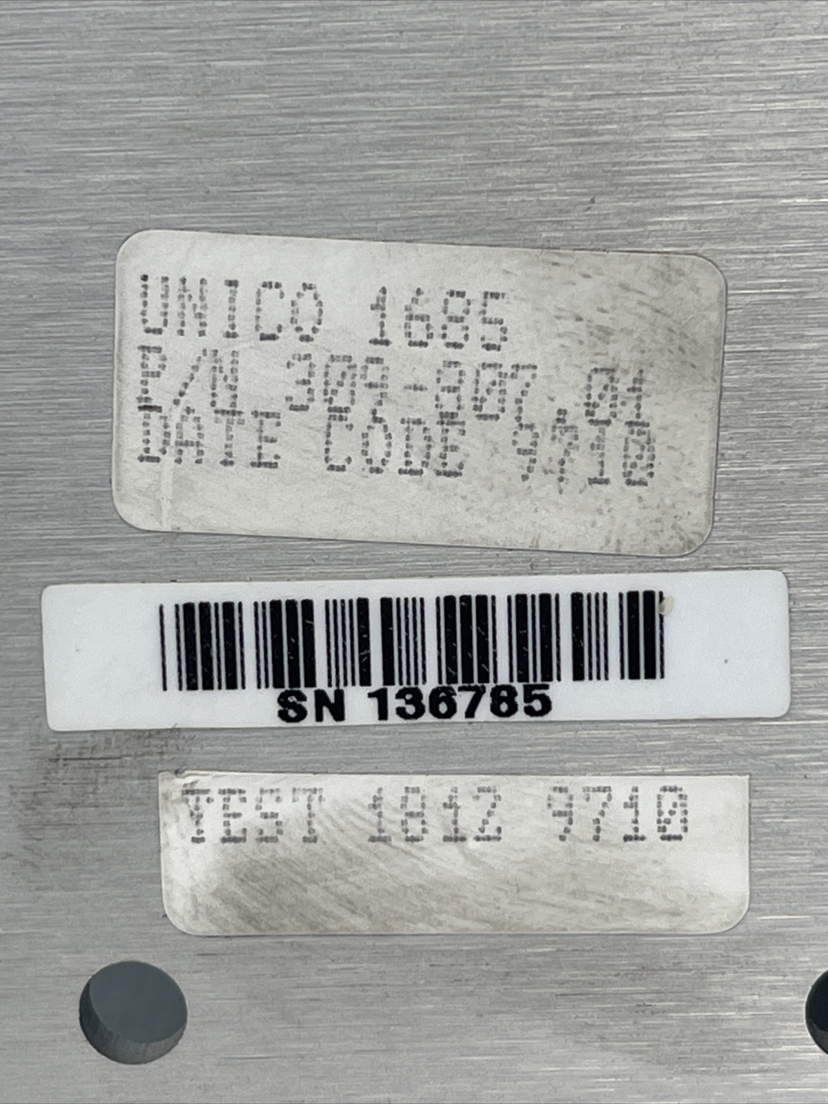 UNICO 1685 POWER-ONE INTERNATIONAL SERIES 309-807.01 HD5-12/OVP-A 5VDC 12A W/OVP
