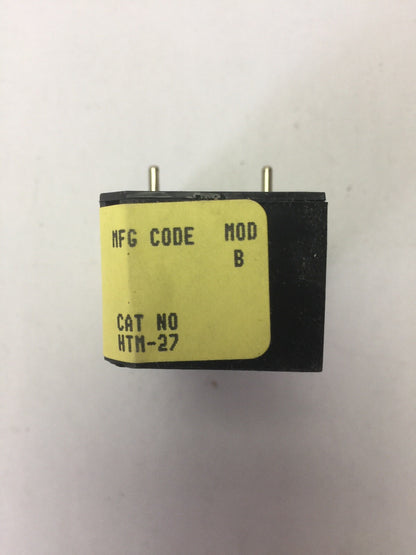 WESTINGHOUSE HTM-27 MOR RELAY CURRENT RATING MODULE MODEL B HEATER MODULE