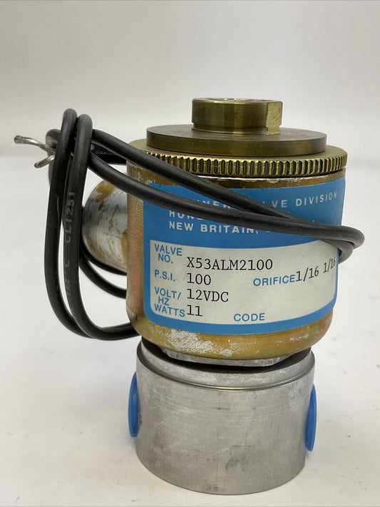 HONEYWELL X53ALM2100 SKINNER VALVE 100PSI 12VDC 11W