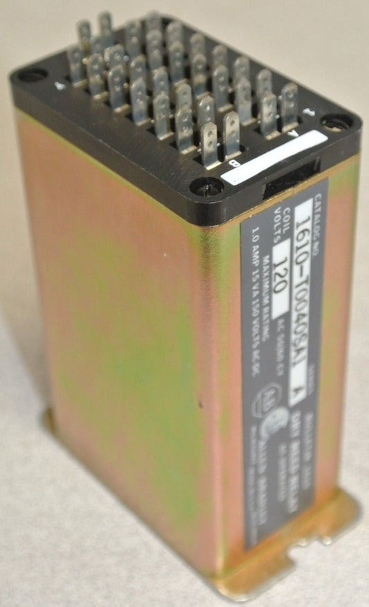ALLEN-BRADLEY 1610-T0040SA1 DRY REED RELAY / 4 N.C. / 120V, 60Hz - NEW SURPLUS