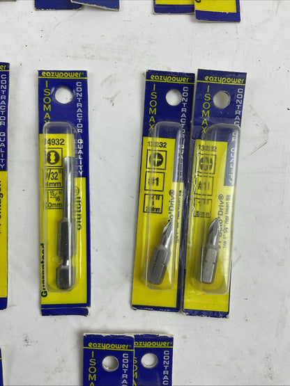 EAZYPOWER ISOMAX CONTRACTOR QUALITY MISC BIT LOT
