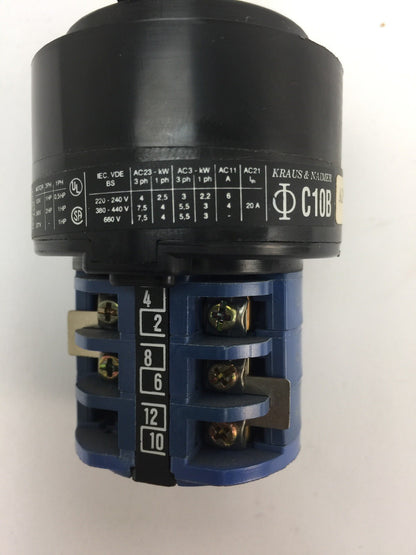 KRAUS & NAIMER C10B A243 ROTARY SWITCH