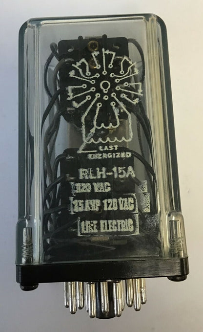 G. GENERAL ELECTRO RLH-15A RELAY 120VAC 15AMP