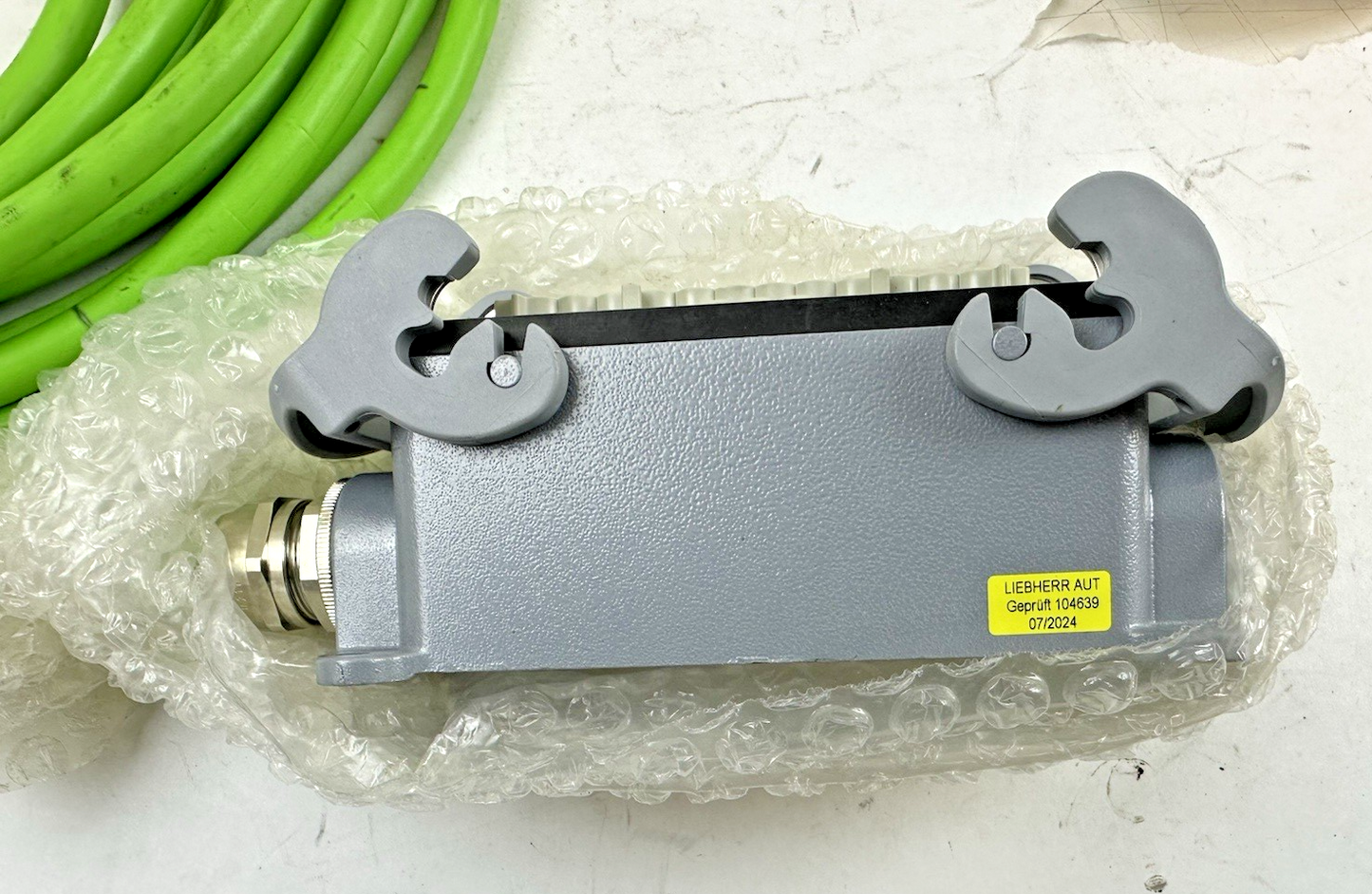 SAB BROCKSKES 279400/OP247 SERVO FEEDBACK CABLE 8.8M WIELAND 24-PIN CONNECTOR