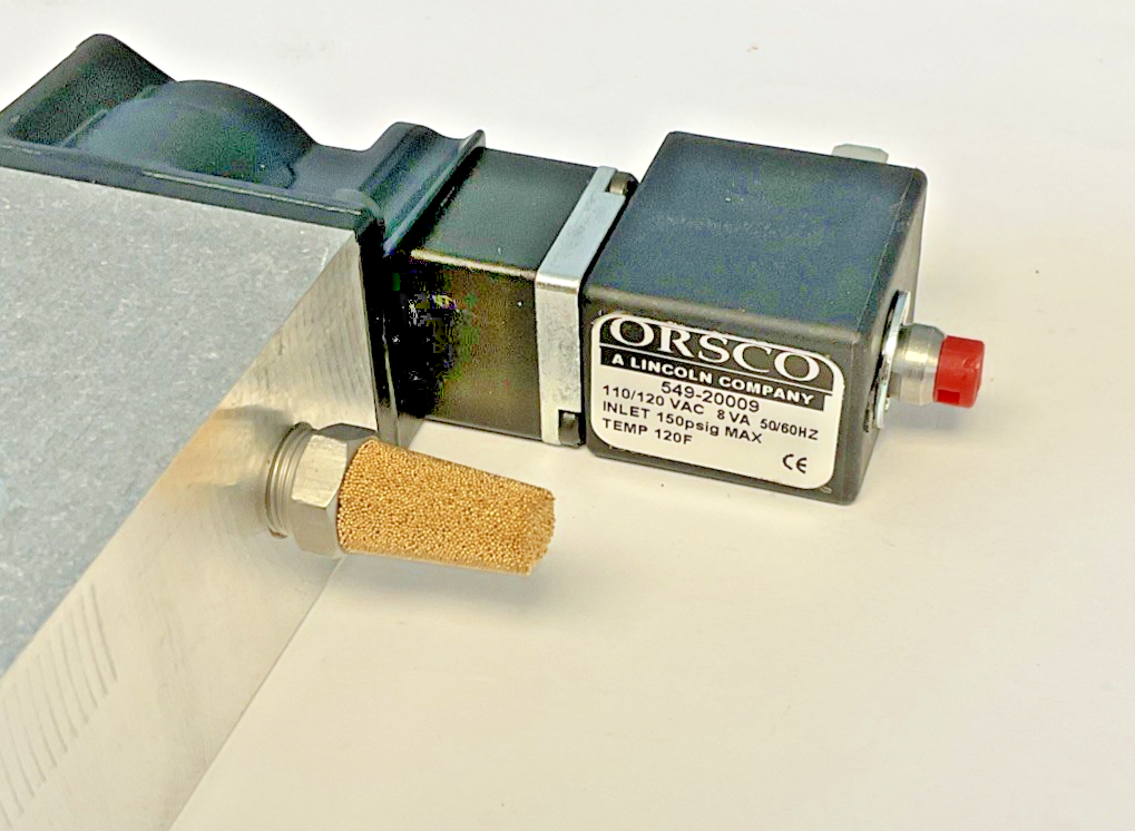 ORSCO 549-20000 VAC INJECTOR AIR VALVE 120VAC 120F 150PSIG