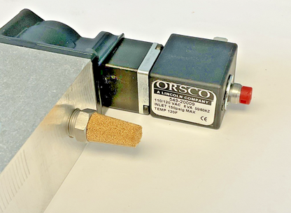 ORSCO 549-20000 VAC INJECTOR AIR VALVE 120VAC 120F 150PSIG