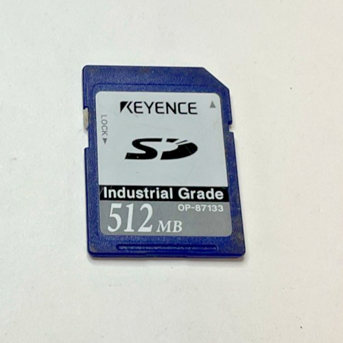 KEYENCE OP-87133 INDUSTRIAL GRADE MEMORY SD CARD 512MB