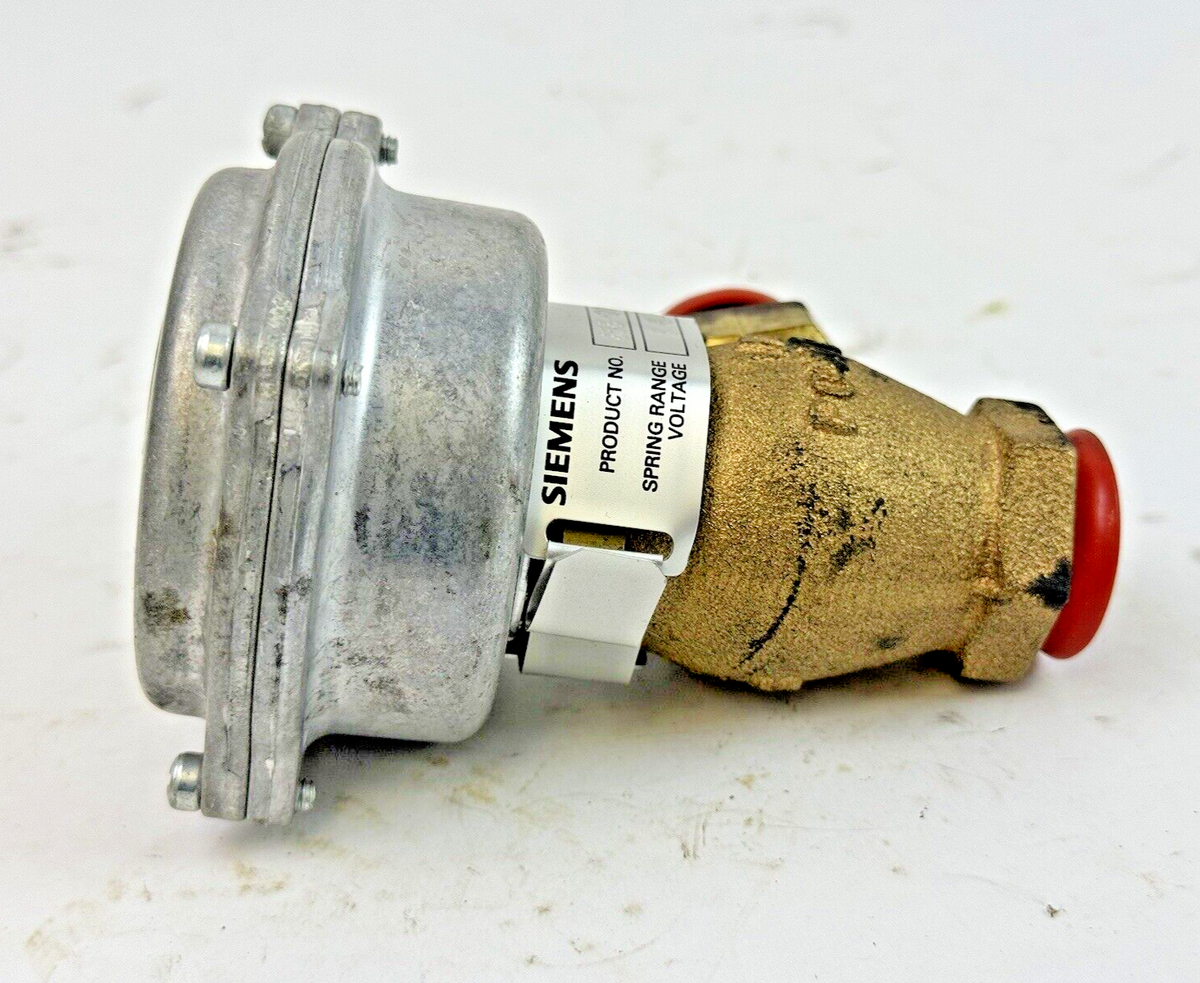 SIEMENS - 656-0017 - 2-WAY NO ANGLE UNION VALVE - 1/2" NPT, 2.1 cv, 3-8 PSI