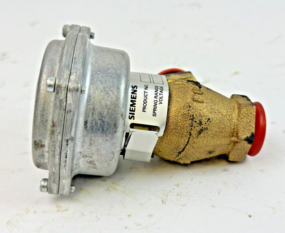 SIEMENS - 656-0017 - 2-WAY NO ANGLE UNION VALVE - 1/2" NPT, 2.1 cv, 3-8 PSI