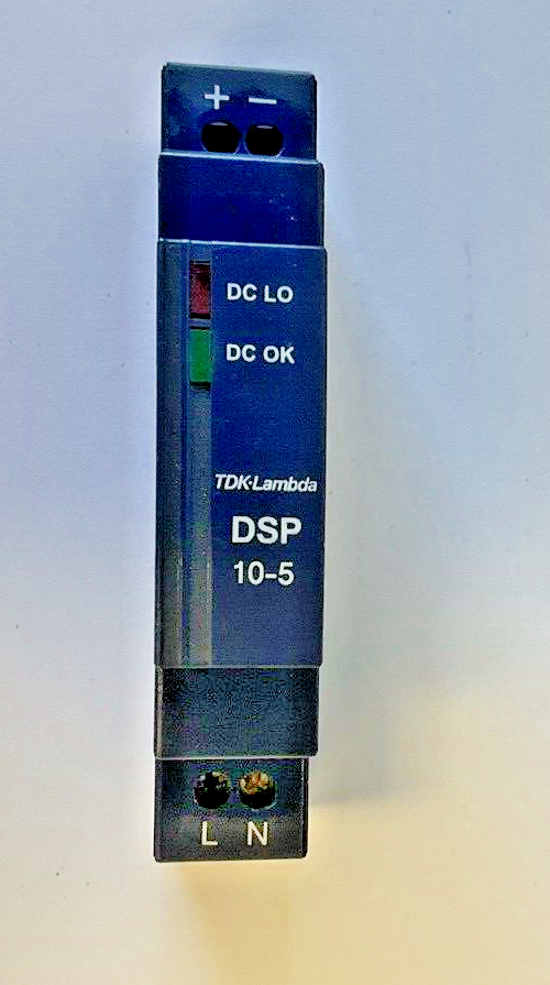 TDK-LAMBDA DSP10-5 POWER SUPPLY 240VAC 47-63HZ 5VDC 7.5W