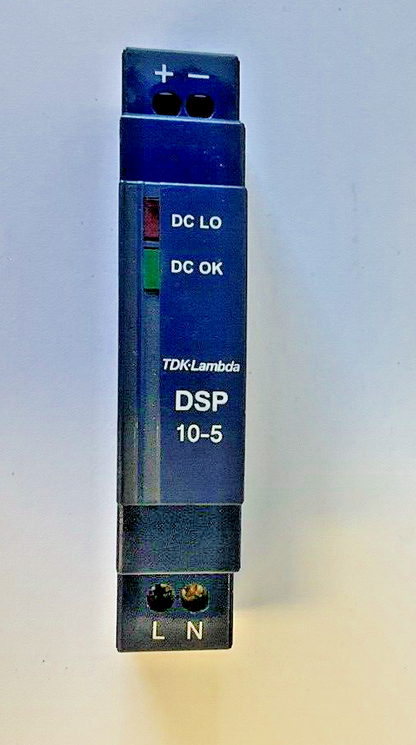 TDK-LAMBDA DSP10-5 POWER SUPPLY 240VAC 47-63HZ 5VDC 7.5W