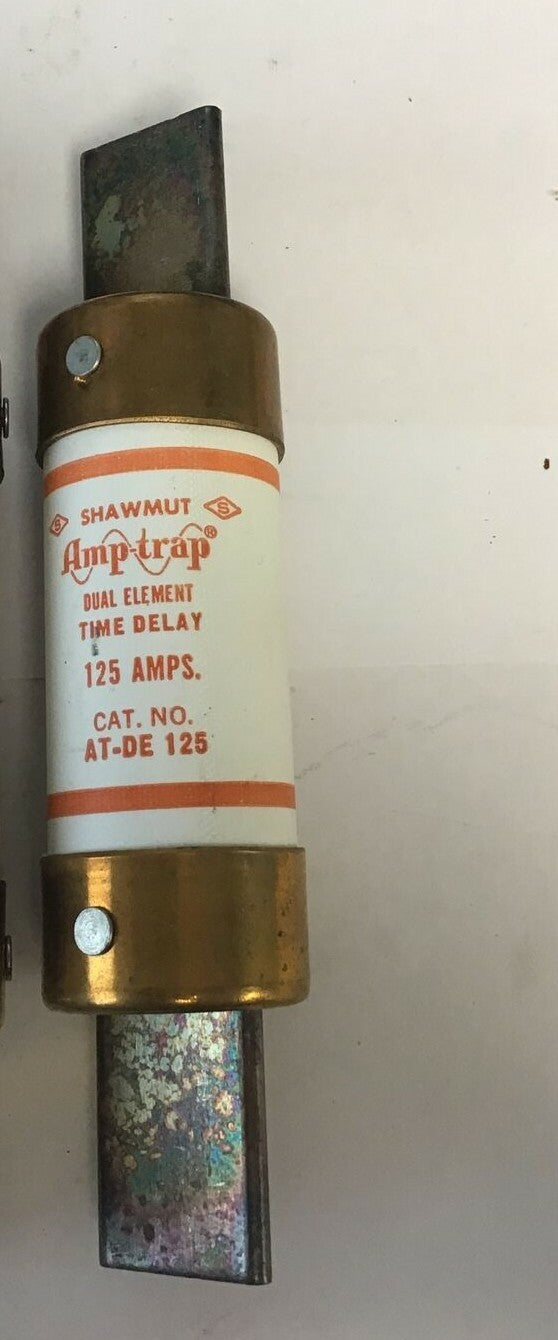 GOULD SHAWMUT AT-DE 125 FUSE AMPTRAP 125A CLASS K5 TIME DELAY ***LOTOF3***