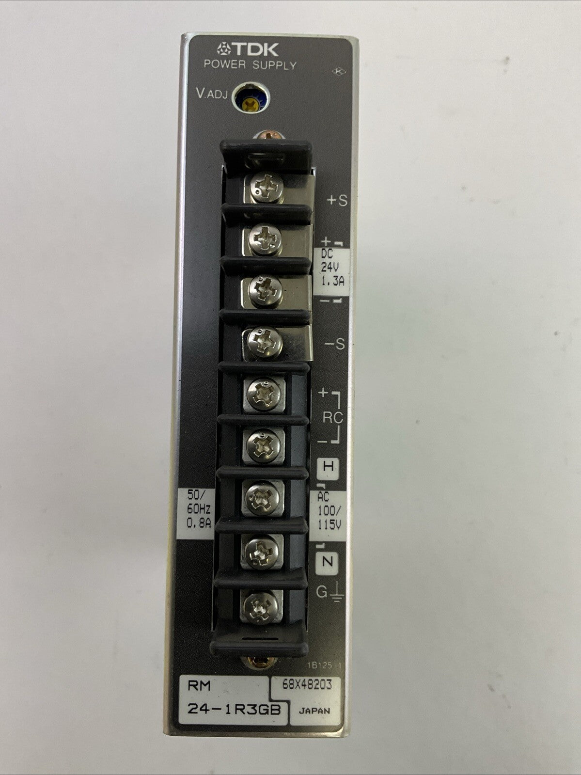 TDK RM 24-1R3GB POWER SUPPLY100/115VAC 0.8A 24VDC 1.3A