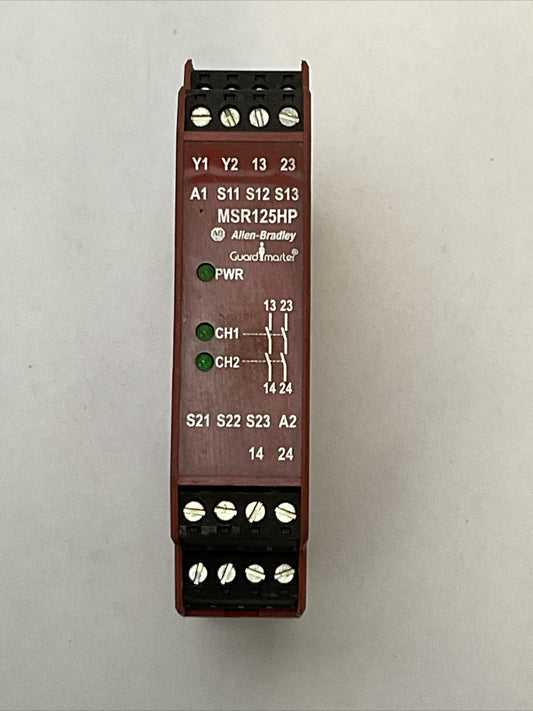 ALLEN BRADLEY 440R-D21369 MSR125HP SER A SAFETY RELAY