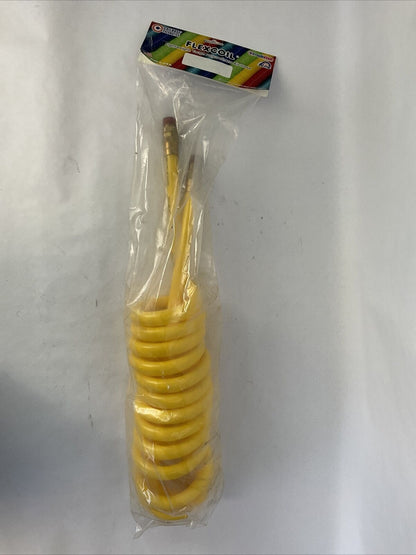FREELIN WADE PR12-15B-Y FLEXCOIL 0.467" ID X 15 FT 1/2" MPT SWIVEL REUSABLE YLW