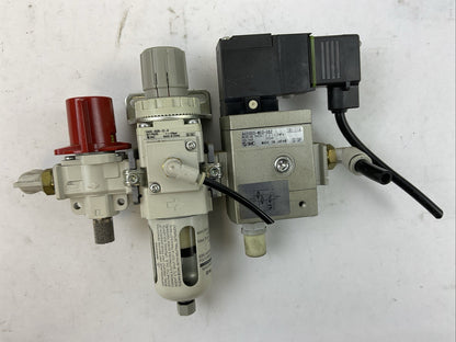 SMC AV2000-N02-5DZ 24VDC AW20-N02B-CZ-B 125PSI VHS20-N02B-Z 15-150PSI