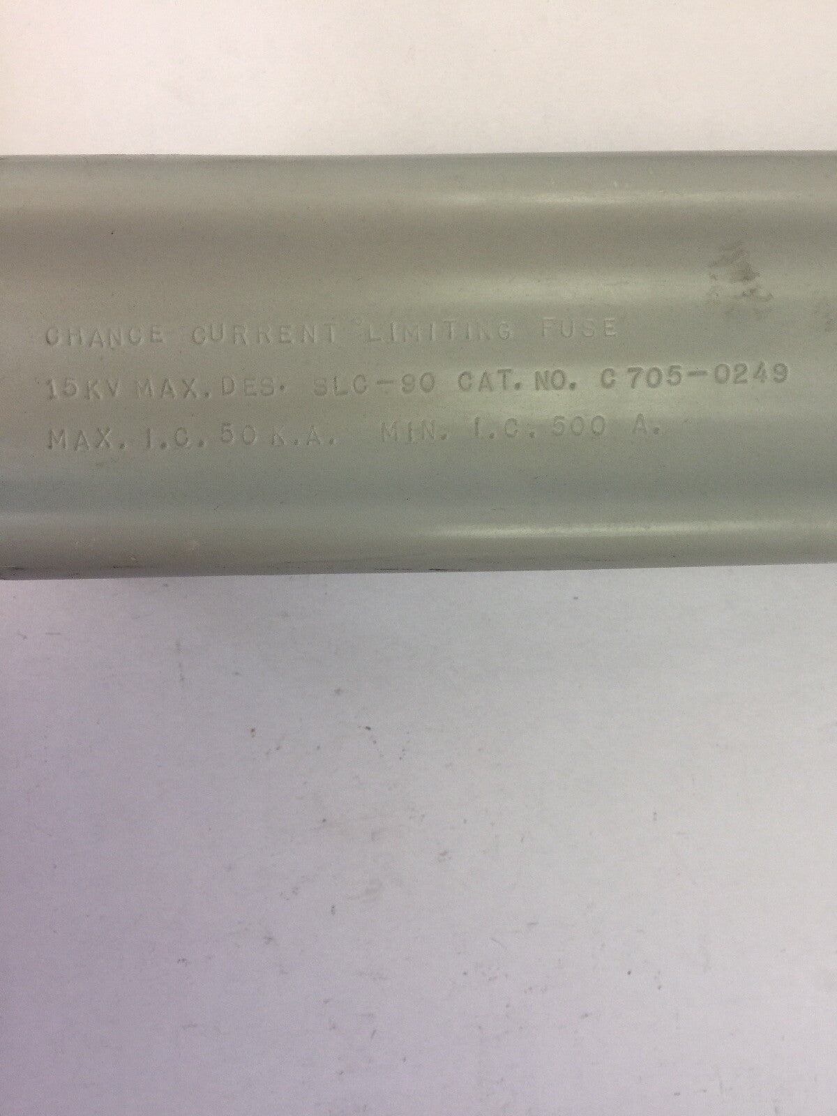 CHANCE C705-0249 CURRENT LIMITING FUSE 15KV 50KA 500A SLC-90