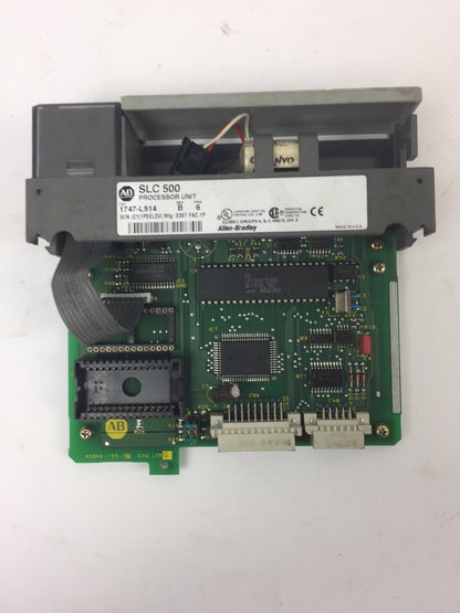 ALLEN BRADLEY 1747-L514 PROCESSOR UNIT SER B FRN 6