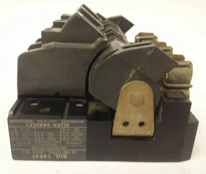 ALLEN BRADLEY BUL. 1494F FUSIBLE SWITCH BLOCK, 3PH, 3P, 30A, 600VAC/250VDC, 20HP