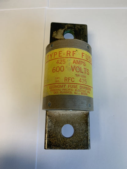 Federal Pacific/Economy Fuse RFC425 425A 600V Fuse