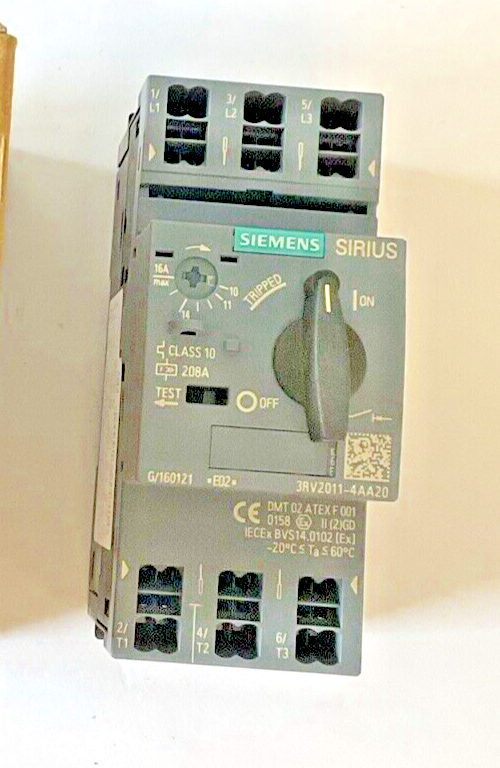 SIEMENS 3RV2011-4AA20 MOTOR CONTROL 10-16A 50HZ