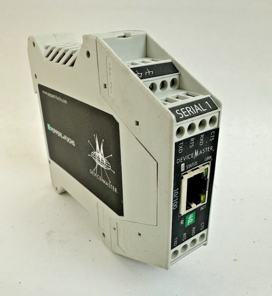 PEPPERL+FUCHS ICDM-RX/EN-2ST/RJ45-DIN P/N 70114027 ETHERNET/IP GATEWAY