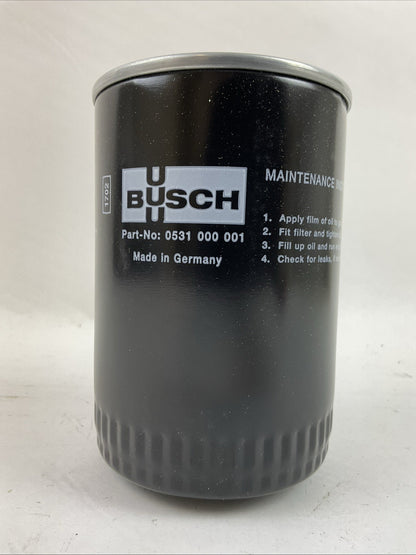 BUSCH 0531 000 01 VACUUM PUMP OIL FILTER