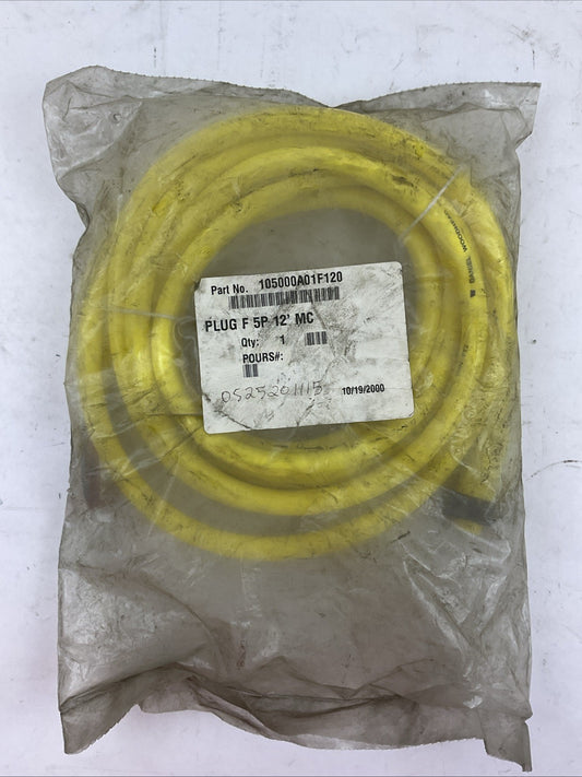 BRAD HARRISON 105000A01F120 PLUG F 5P 12' MC CORDSET