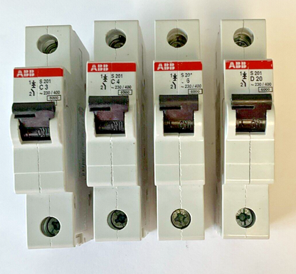 ABB 2CDS251001R0201,2CDS251001R0044,2CDS25106,2CDS25100 CIRCUIT BREAKER 230/400V